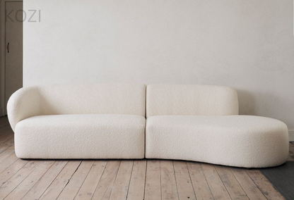 ALTHEA Performance Boucle Curve Sofa