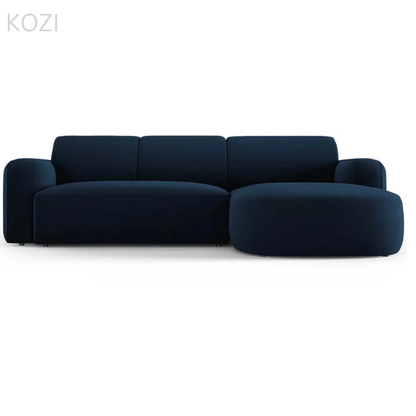 VELORA Scratch Resistant Sectional Curve Chaise Sofa