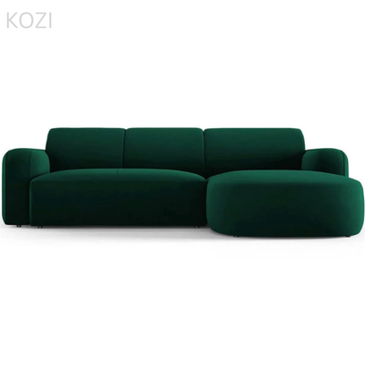 VELORA Scratch Resistant Sectional Curve Chaise Sofa