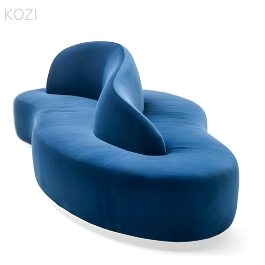 VIRENTA Scratch Resistant Curve Sofa