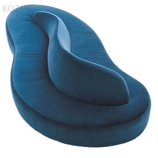 VIRENTA Scratch Resistant Curve Sofa