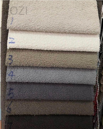 SELYRA Performance Boucle Curve Sofa