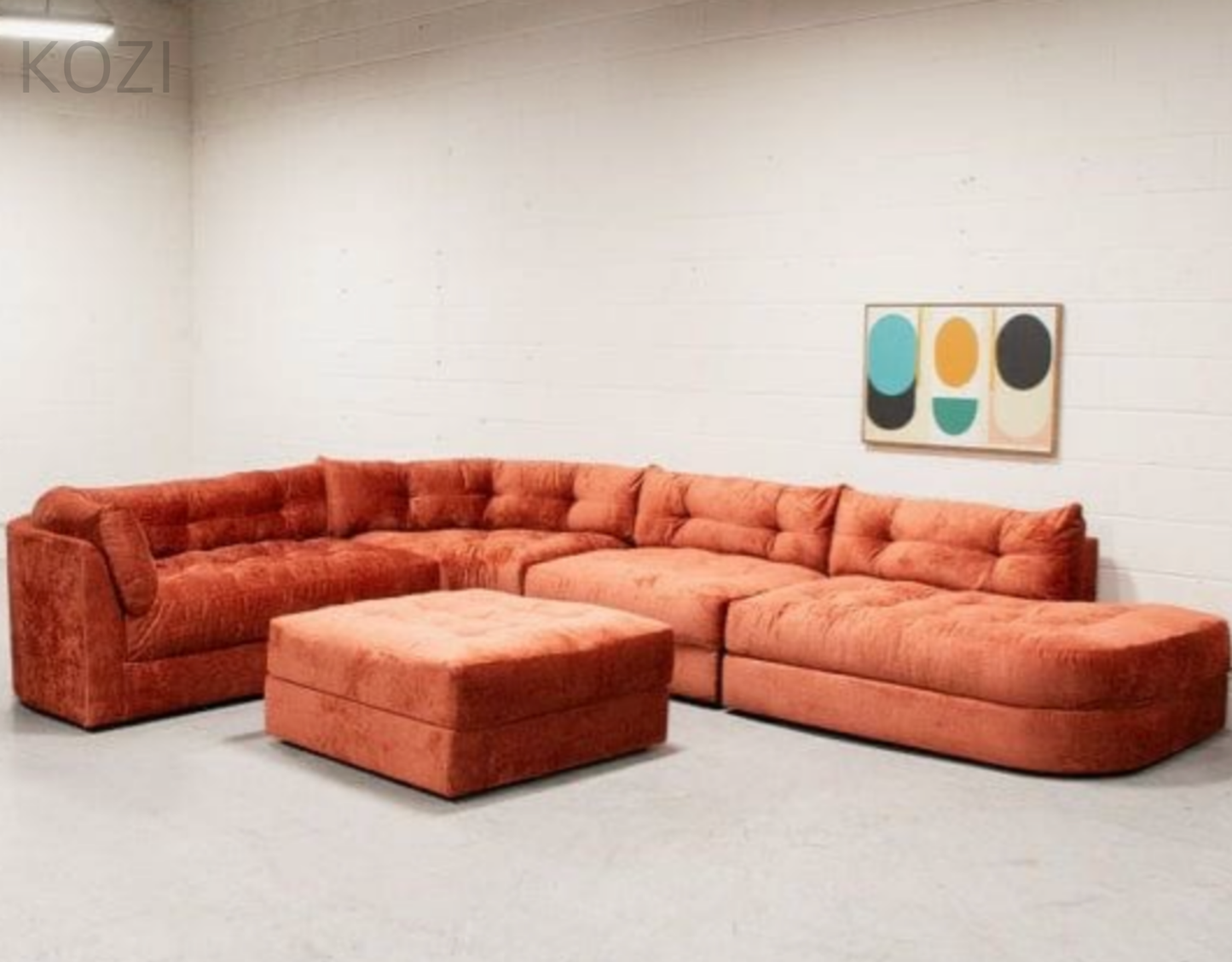 Audra Scratch Resistant Sectional Curve Sofa