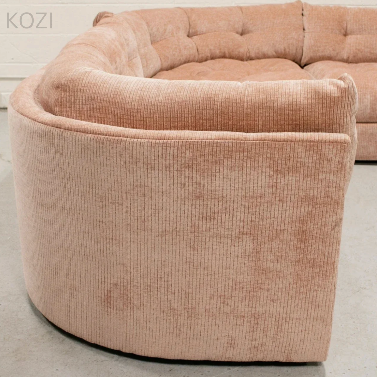 Audra Scratch Resistant Sectional Curve Sofa