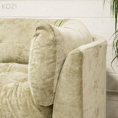 Audra Scratch Resistant Sectional Curve Sofa