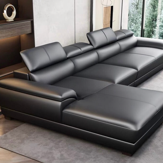 VALENZA Sectional Genuine Leather Sofa