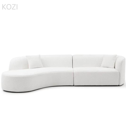 LYRA Performance Boucle Curve Sofa