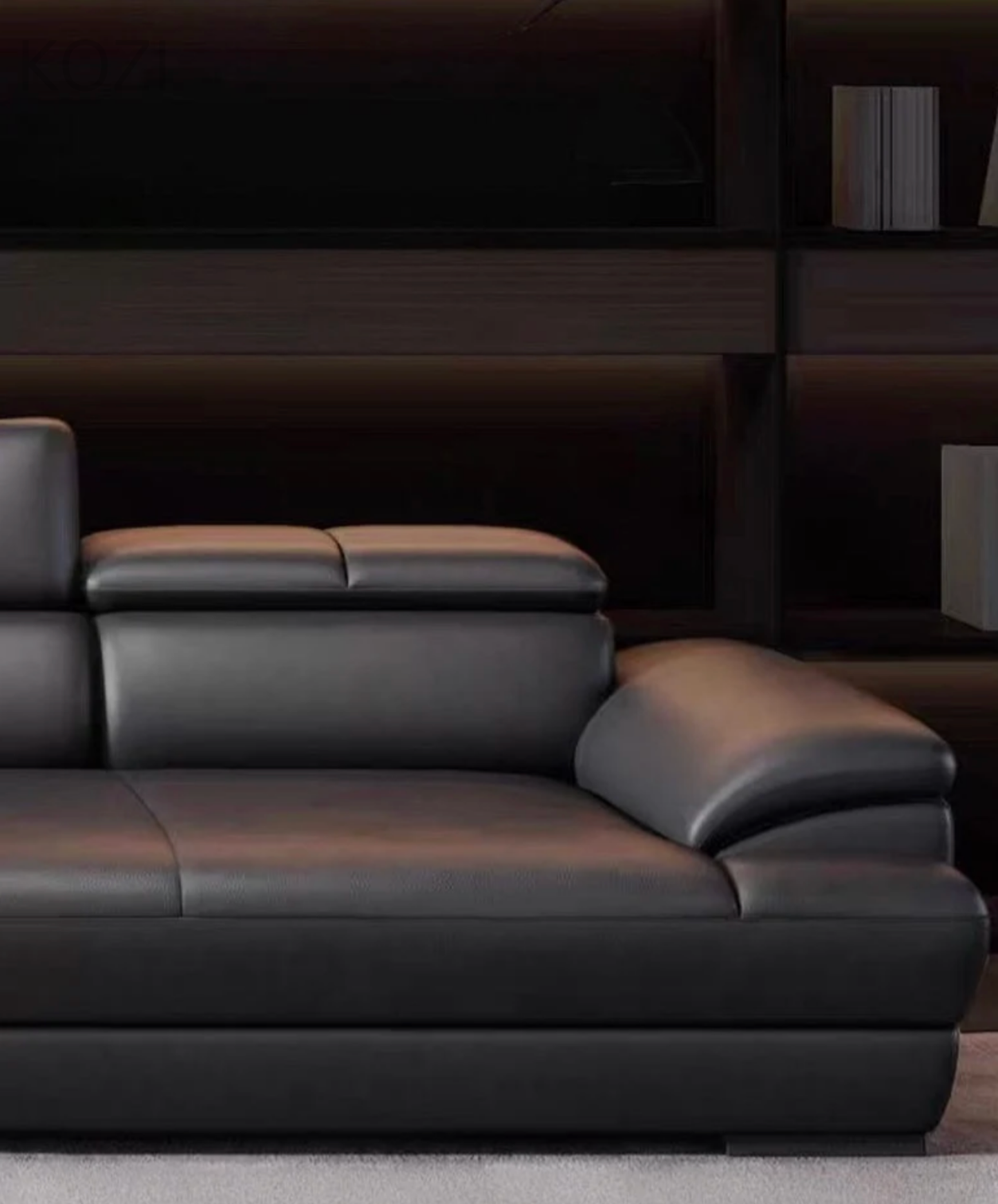 VALENZA Sectional Genuine Leather Sofa