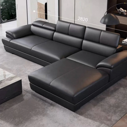 VALENZA Sectional Genuine Leather Sofa