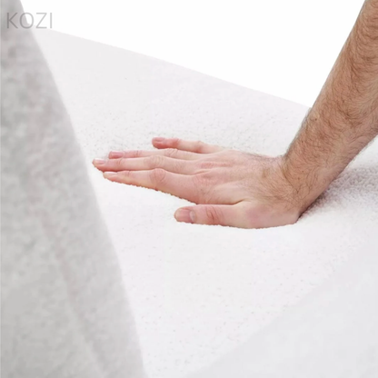 NOVAIRE Performance Boucle Sectional Sofa