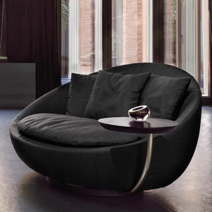 Hudson Scratch Resistant Round Curve Armchair Sofa