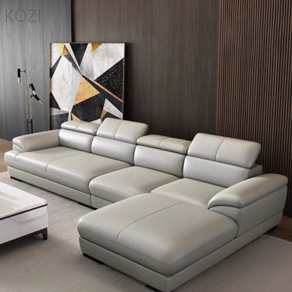VALENZA Sectional Genuine Leather Sofa