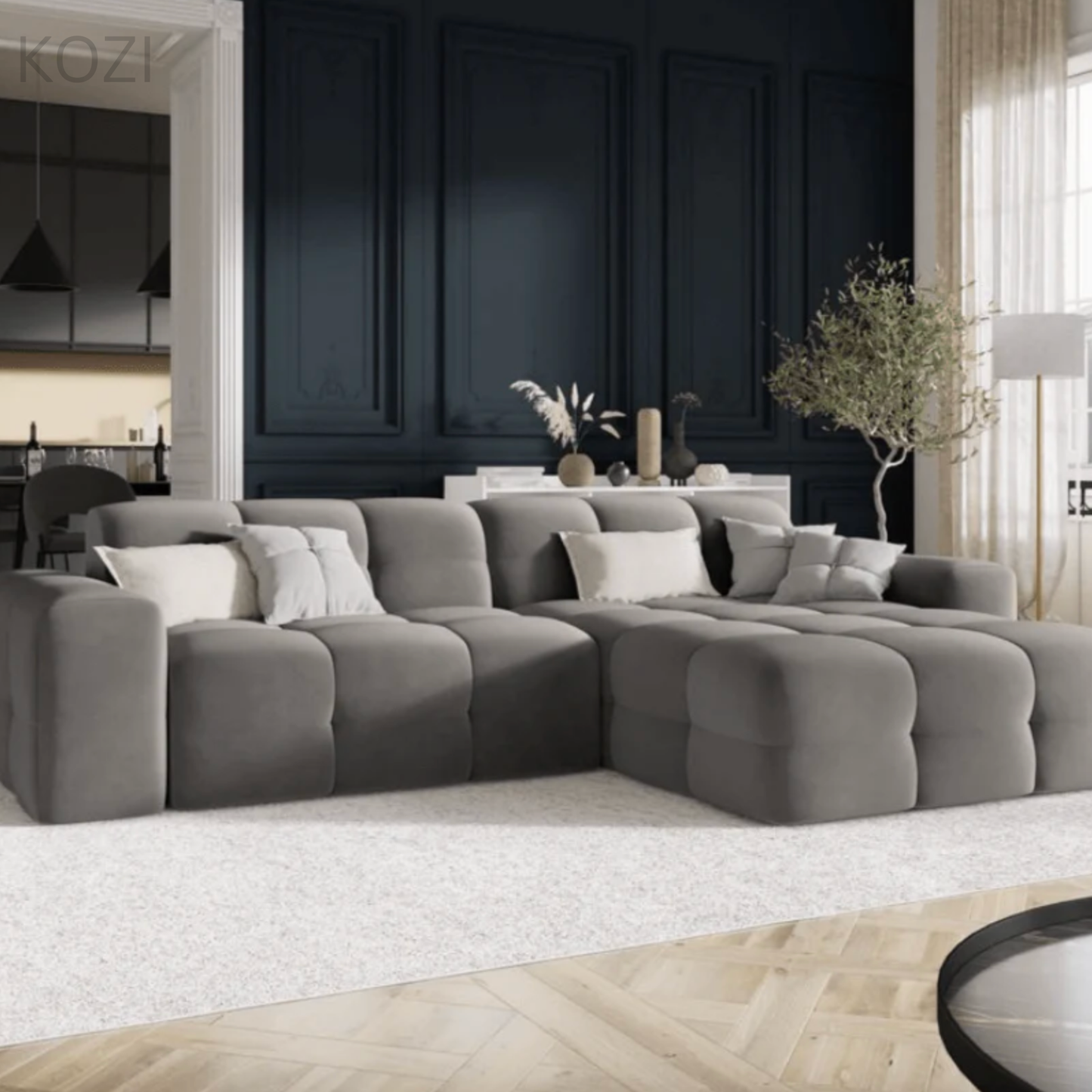 Ada Scratch Resistant Sectional Sofa