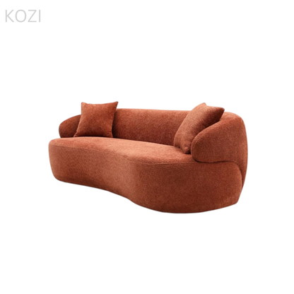Aina Performance Boucle Curve Sofa