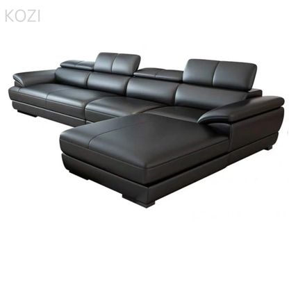 VALENZA Sectional Genuine Leather Sofa