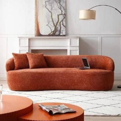 Aina Performance Boucle Curve Sofa