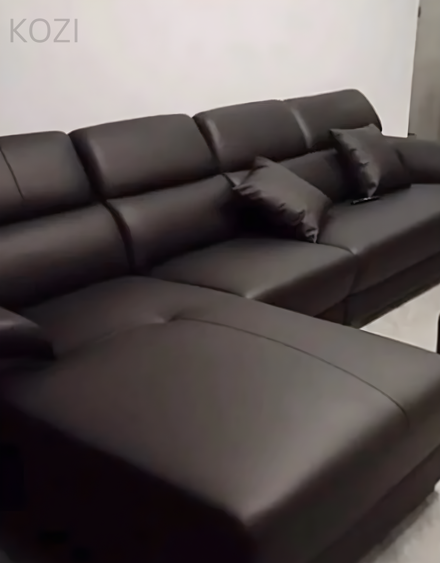 VALENZA Sectional Genuine Leather Sofa