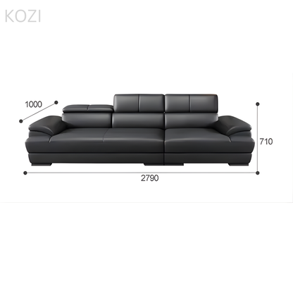 VALENZA Sectional Genuine Leather Sofa