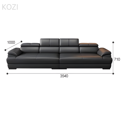 VALENZA Sectional Genuine Leather Sofa