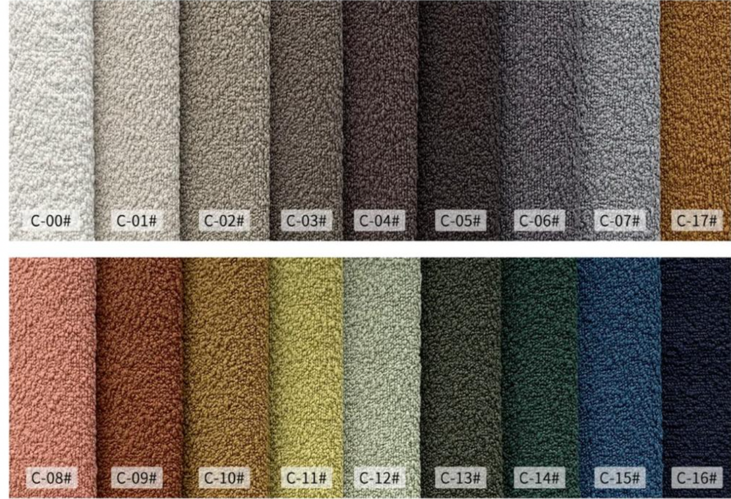 Aina Performance Boucle Curve Sofa