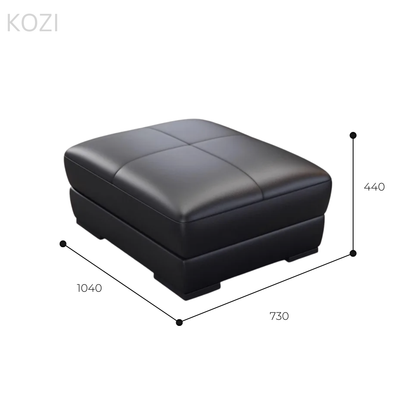 VALENZA Sectional Genuine Leather Sofa