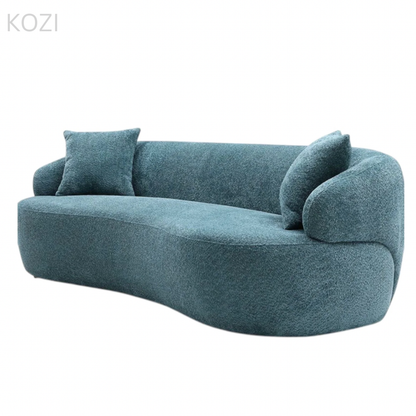 Aina Performance Boucle Curve Sofa
