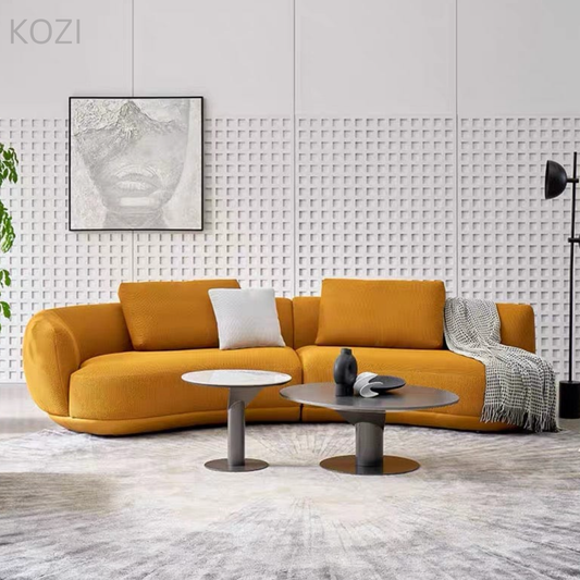 Oriona Scratch Resistant Curve Sofa