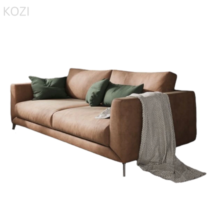 KAIRO Scratch Resistant Leather Sofa