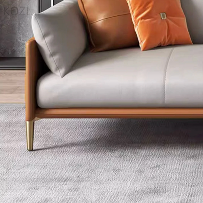 Julian Genuine Cowhide Leather Sofa