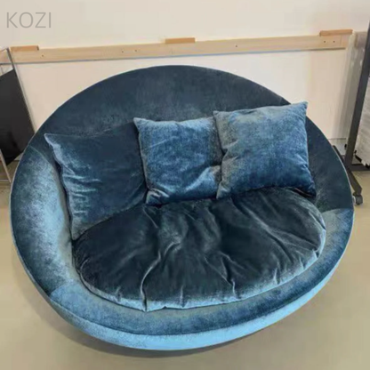 Hudson Scratch Resistant Round Curve Armchair Sofa