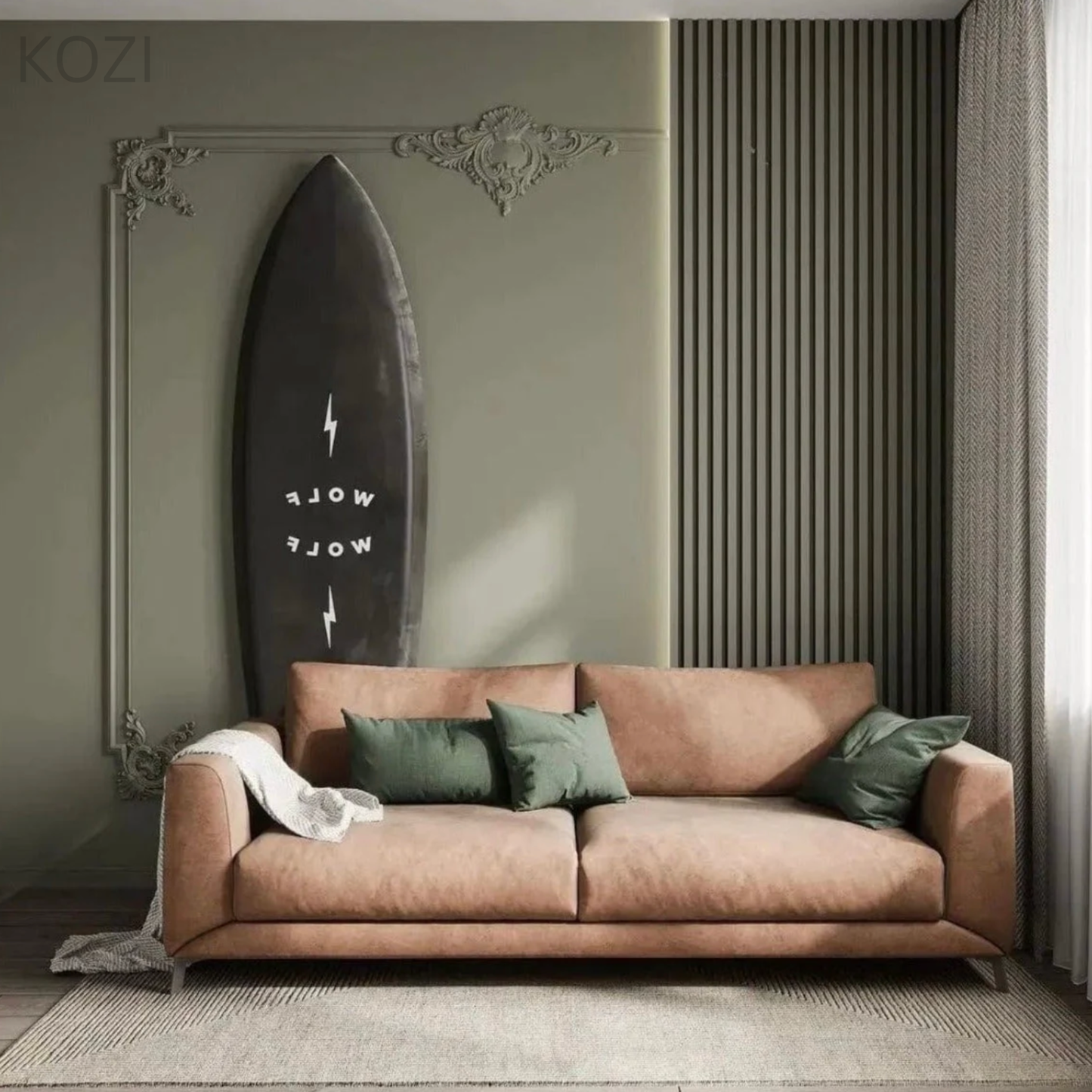 KAIRO Scratch Resistant Leather Sofa