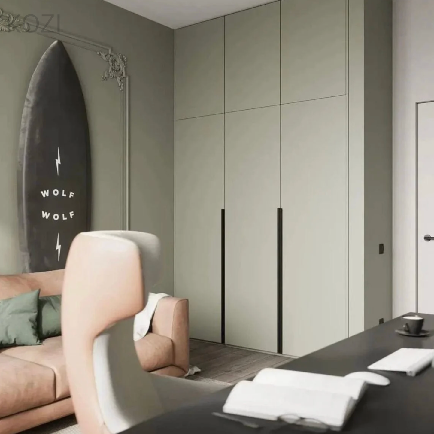 KAIRO Scratch Resistant Leather Sofa