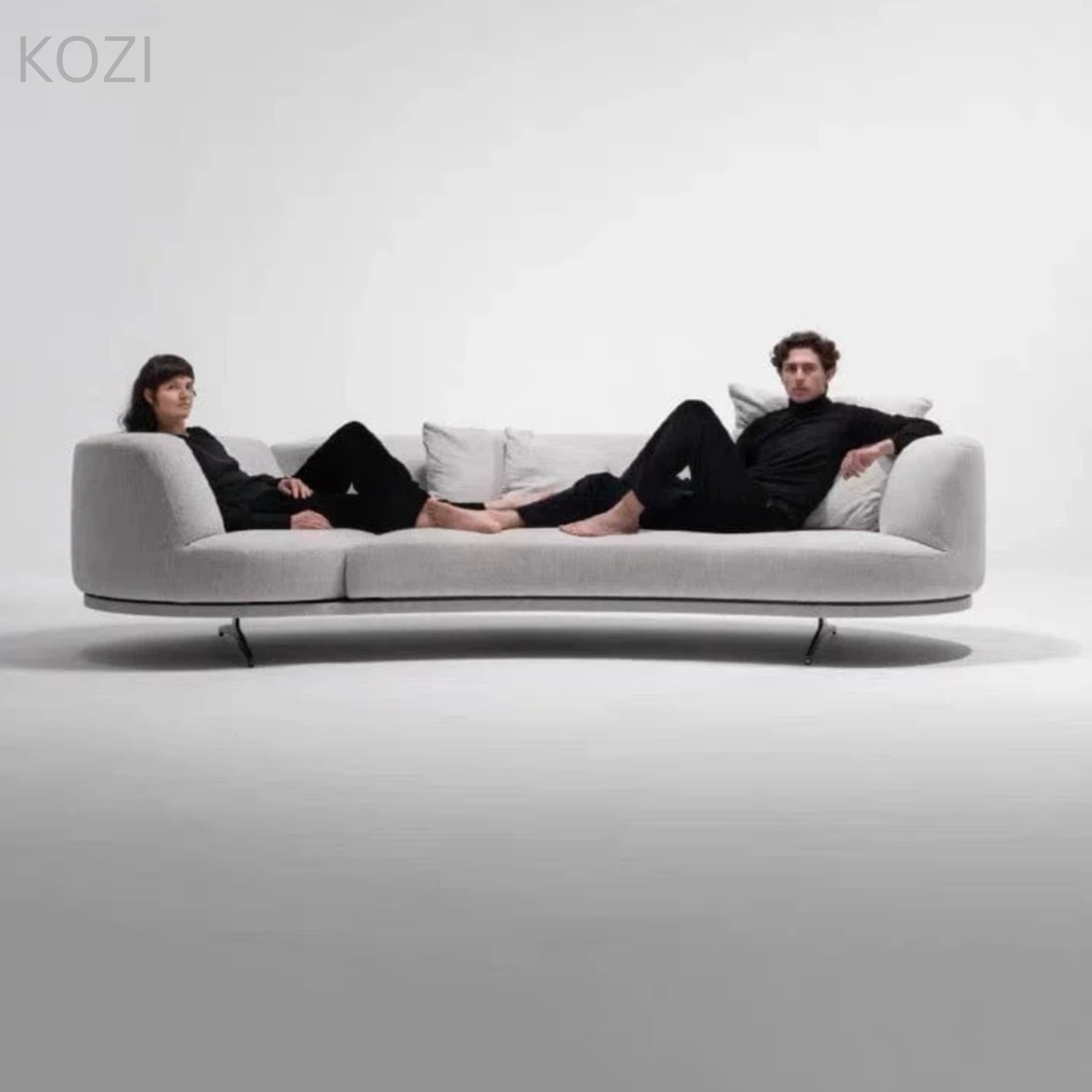 ZAVIEN Swivel Chair Curve Sofa