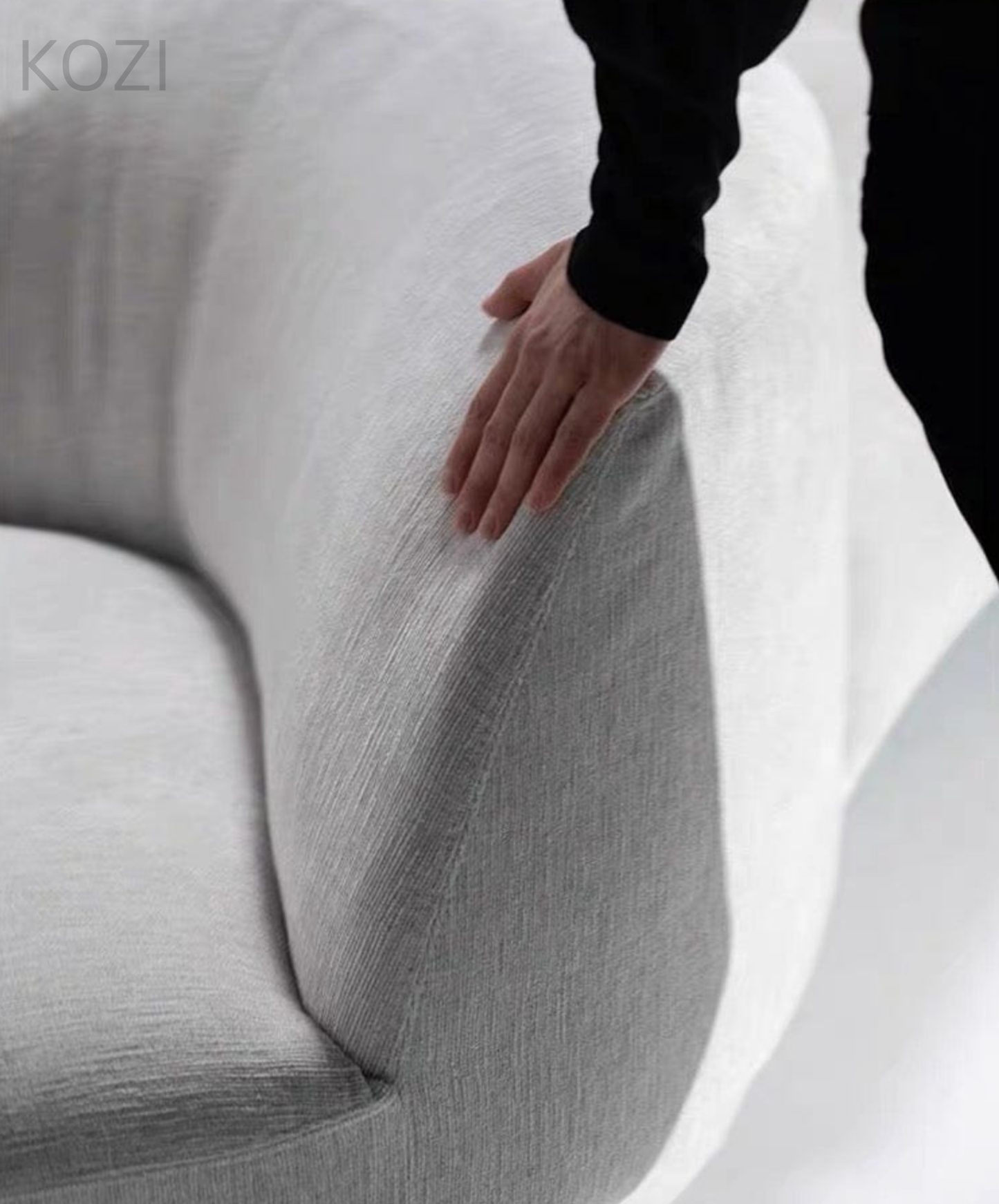 ZAVIEN Swivel Chair Curve Sofa