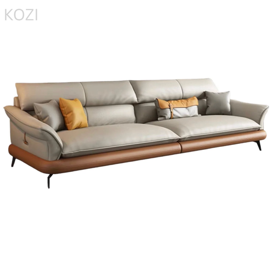 Alistair Genuine Cowhide Leather Sofa