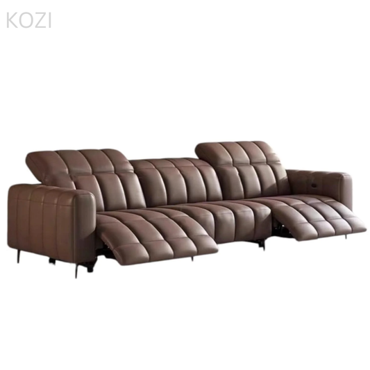 Johan Electric Recliner Leather Sofa