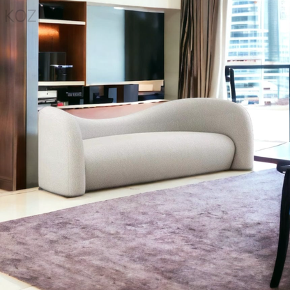 NOREEN Performance Boucle Curve Sofa