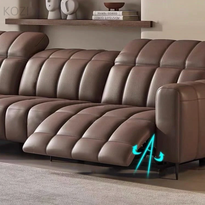 Johan Electric Recliner Leather Sofa