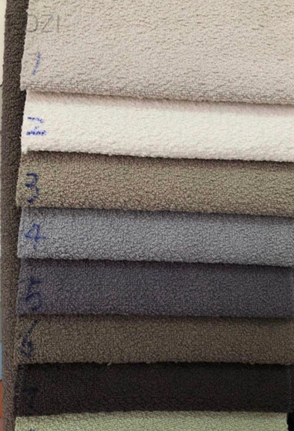 Bryson Sectional Boucle Curve Sofa