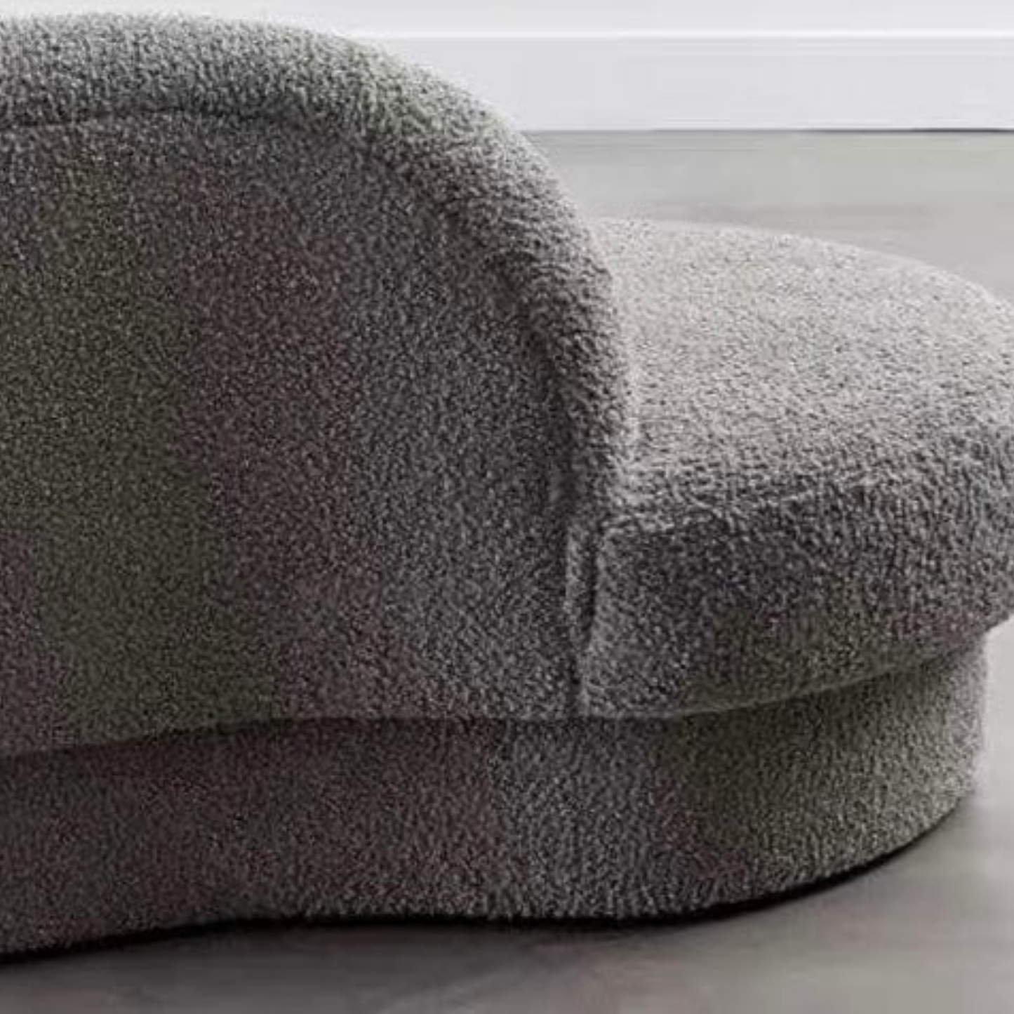 Malachi Performance Boucle Curve Sofa