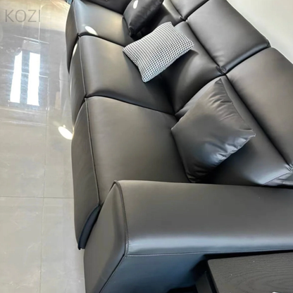 Jackie Electric Recliner Leather L-shaped Sofa