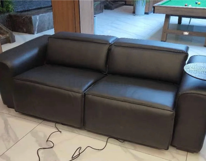 Jackie Electric Recliner Leather L-shaped Sofa