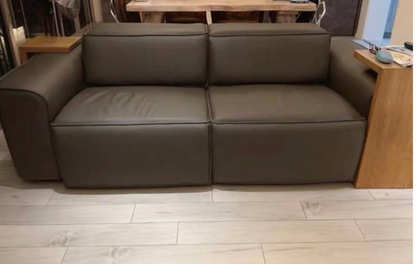 Jackie Electric Recliner Leather L-shaped Sofa