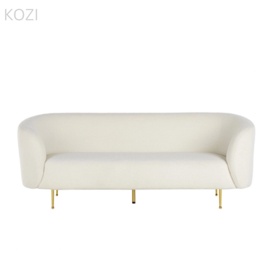 Callum Performance Boucle Curve Sofa