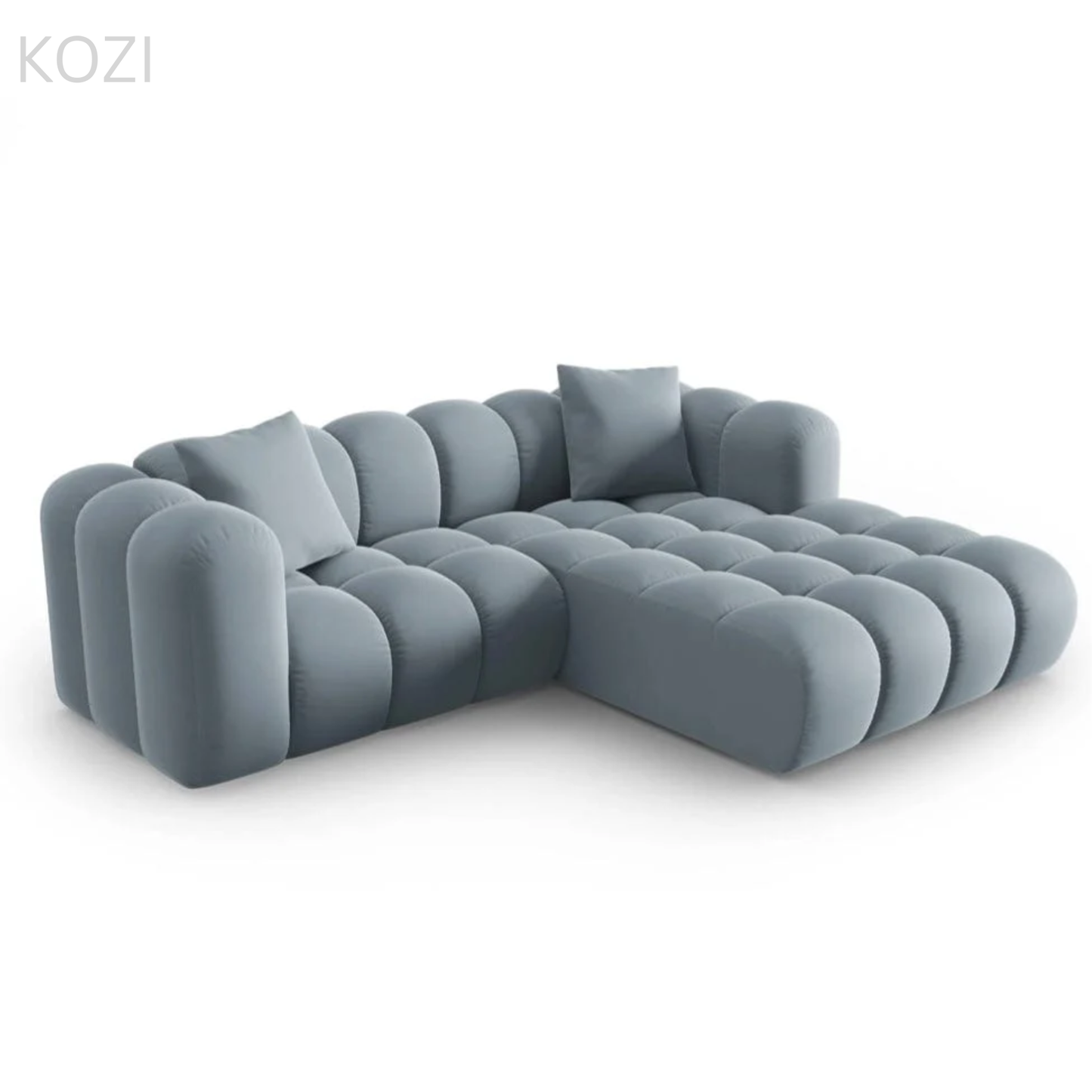 Ali Scratch Resistant Sectional Tufted Sofa