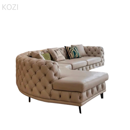 Gemini Tufted Sectional Sofa