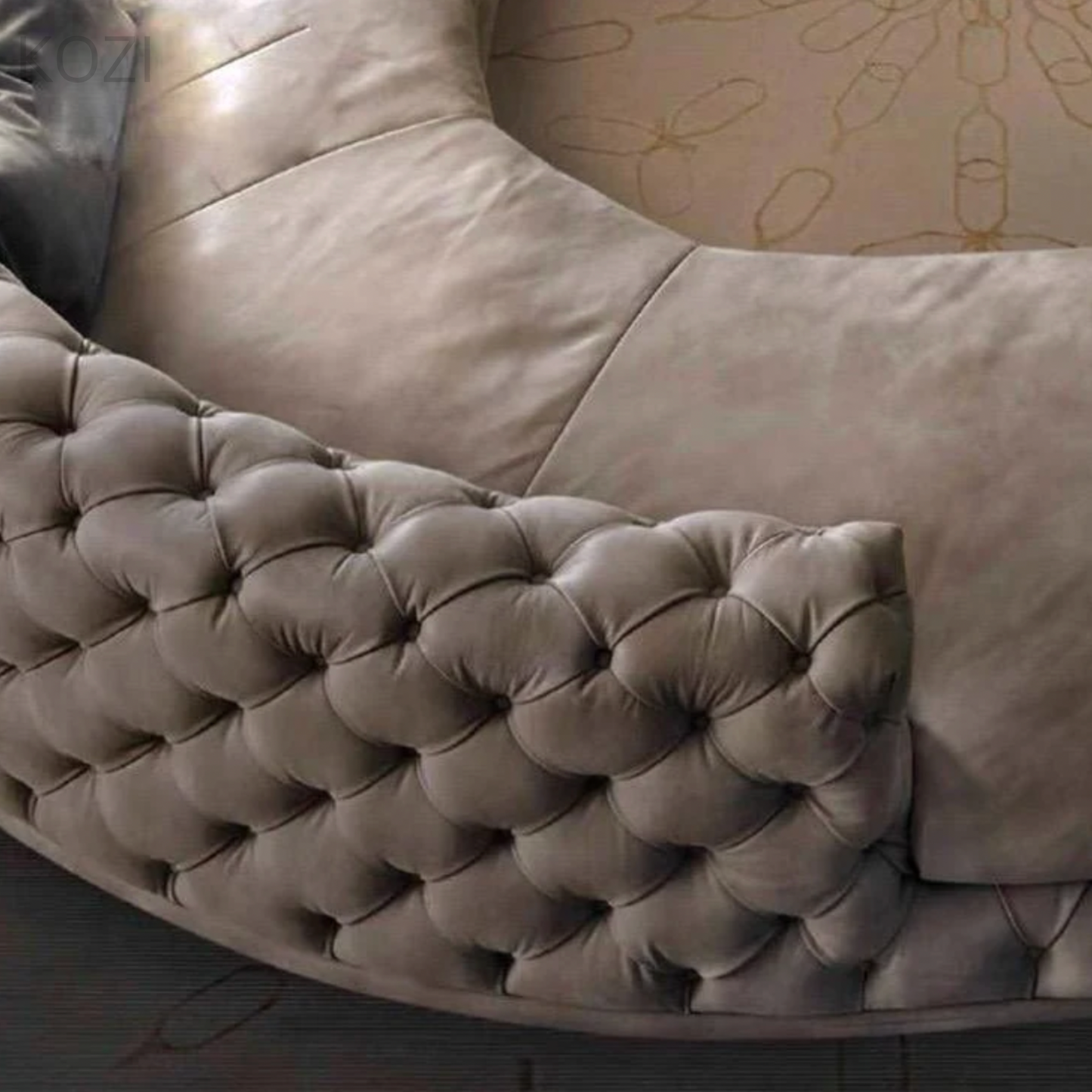 Gemini Tufted Sectional Sofa